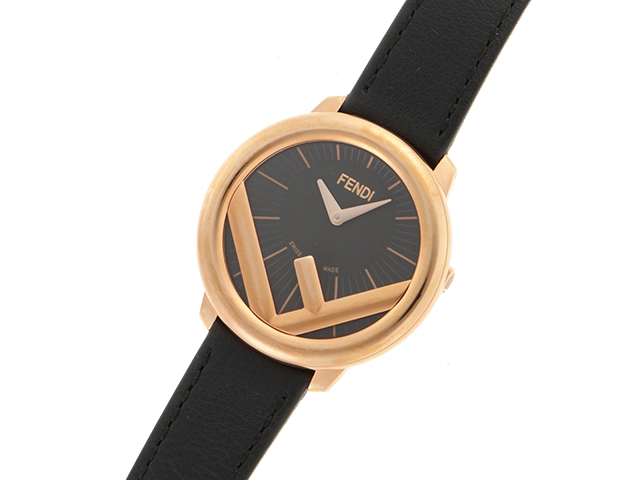 FENDI フェンディ 時計 エフイズフェンディ ラナウェイ ブラック×ゴールド レディース クオーツ F710531011