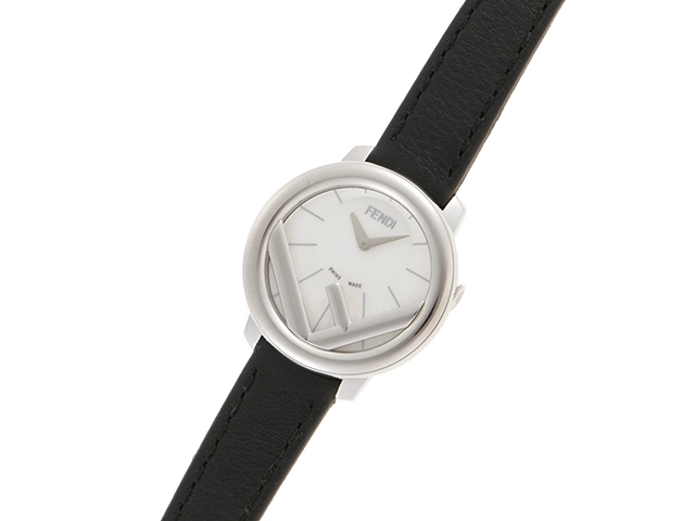 FENDI　フェンディ　エフ イズ フェンディ　ラナウェイ　F710024011　ホワイト文字盤　ステンレススチール/革　クオーツ　レディース時計　2148103709241【430】
