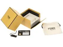 FENDI　フェンディ　エフ イズ フェンディ　ラナウェイ　F710024011　ホワイト文字盤　ステンレススチール/革　クオーツ　レディース時計　2148103709241【430】
