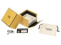 フェンディ 腕時計 F100101001 ズッカフェイス レクタンギュラー　ブラック