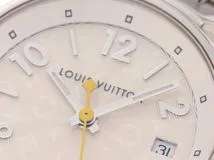 LOUIS VUITTON　ルイ・ヴィトン　タンブールホログラム　Q121K　腕時計　ホワイト文字盤　クオーツ　ステンレススチール　レディース　2148103709418　【205】