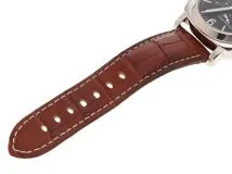 PANERAI パネライ 腕時計 2010年正規品 ルミノール パワーリザーブ PAM00090 ブラック文字盤 ステンレス／アリゲーターベルト 自動巻 【472】SJ
