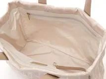 CHANEL　シャネル　ニュートラベルライントートMM　ベージュ/GP金具　ナイロン/レザー【431】2148103709944