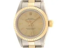 E番 ROLEX ロレックス オイスターパーペチュアル 67193 YG/SS
