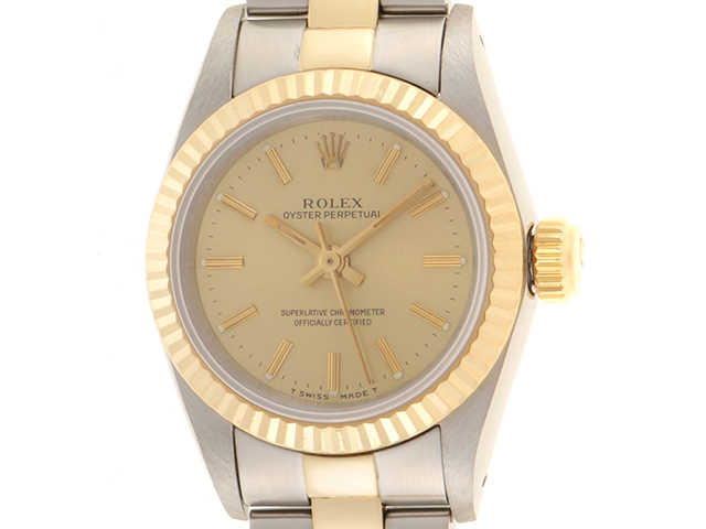 Rolex Oyster Perpetual 自動巻 腕時計レディース ROLEX ロレックス オイスター パーペチュアルピンクレディース