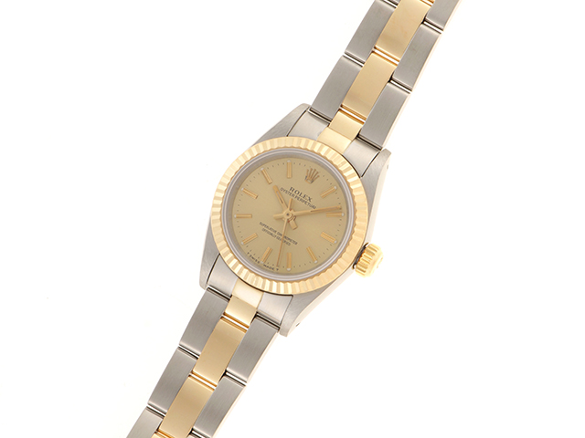 ががが ROLEX OYSTER PERPETUAL LADY 67193 4コマ