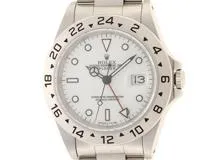 W番並行品 ROLEX ロレックス 腕時計 エクスプローラーII 16570 ステンレス トリチウム ホワイト文字盤 自動巻き【472】SJ