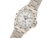 W番並行品 ROLEX ロレックス 腕時計 エクスプローラーII 16570 ステンレス トリチウム ホワイト文字盤 自動巻き【472】SJ