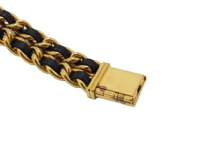 CHANEL シャネル プルミエールM H0001 GP/レザー クォーツ【460】2148103711763