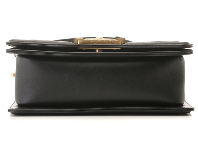 CHANEL シャネル ボーイシャネル 2wayチェーンショルダー ブラック/GP ラムスキン 【471】 Y