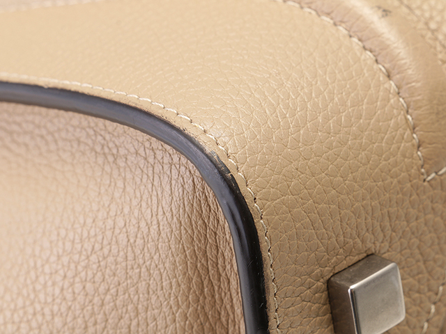CELINE セリーヌ ラゲージミニショッパー ベージュ レザー 【430 CELINE セリーヌ ラゲージミニショッパー ベージュ レザー 【430