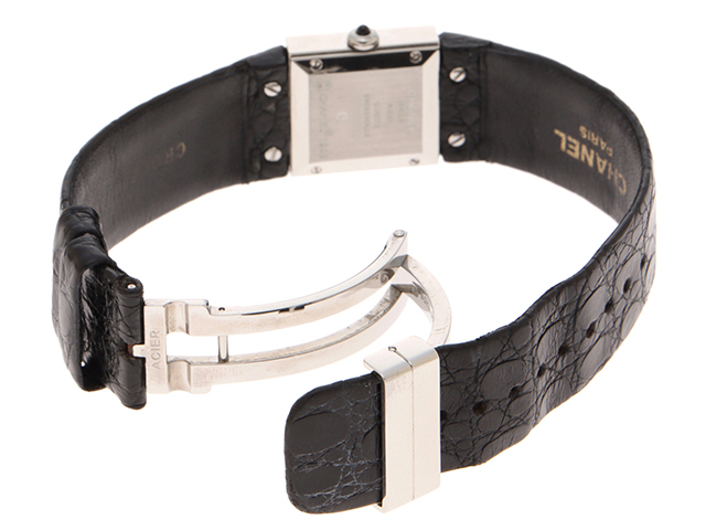 CHANEL シャネル 腕時計 マトラッセ H0116 SS/エナメル ブラック