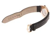 Cartier　カルティエ　W6800251　ロンド・ルｲLM　750PG　手巻き　アリゲーターレザー　社外ベルト　男女兼用　腕時計（2148103713705）【200】C