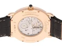 Cartier　カルティエ　W6800251　ロンド・ルｲLM　750PG　手巻き　アリゲーターレザー　社外ベルト　男女兼用　腕時計（2148103713705）【200】C