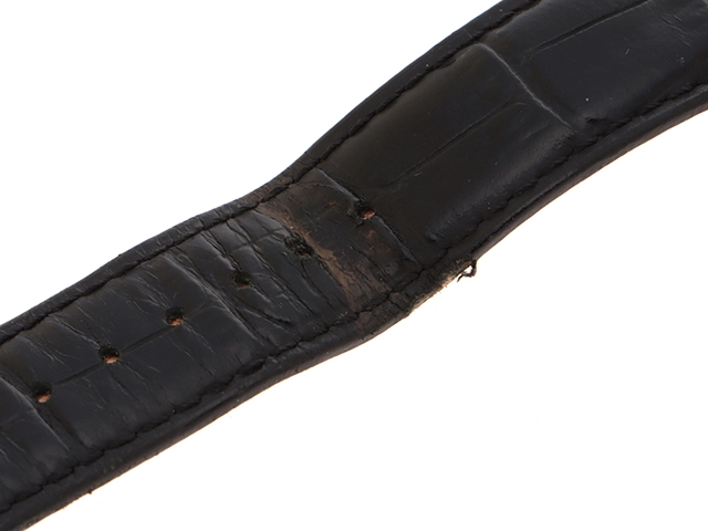 Cartier　カルティエ　W6800251　ロンド・ルｲLM　750PG　手巻き　アリゲーターレザー　社外ベルト　男女兼用　腕時計（2148103713705）【200】C