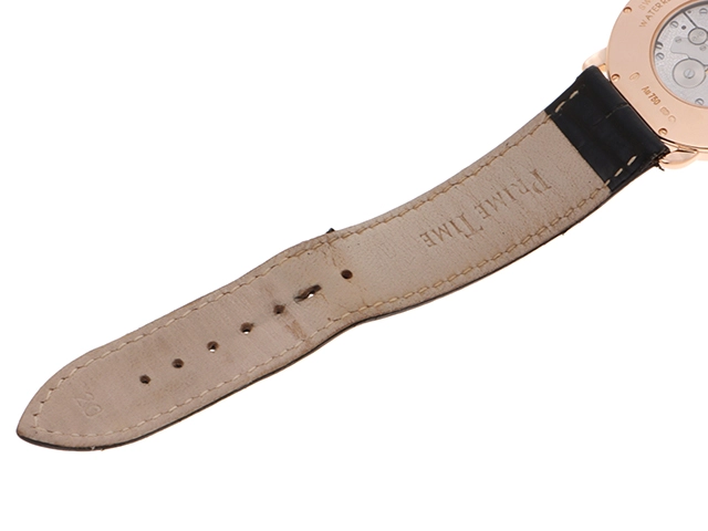 Cartier　カルティエ　W6800251　ロンド・ルｲLM　750PG　手巻き　アリゲーターレザー　社外ベルト　男女兼用　腕時計（2148103713705）【200】C