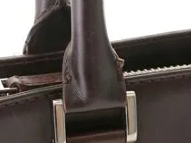 BURBERRY　バーバリー　ノバチェック　ハンドバッグ　ベージュ/ダークブラウン キャンバ　【430】2148103714535