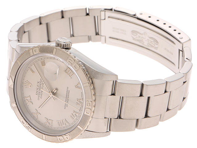 K番 ROLEX ロレックス 16264 サンダーバード ステンレススチール/ホワイトゴールド シルバー文字盤 メンズ  腕時計（2148103715082）【200】C の購入なら「質」の大黒屋（公式）