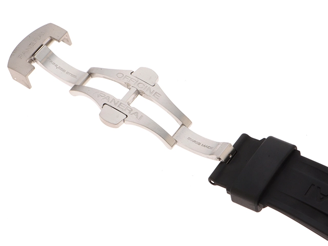 PANERAI パネライ 腕時計 2007年正規品 ルミノール サブマーシブル スモールセコンド PAM00025 チタン/ラバー ブラック文字盤 自動巻【472】SJ