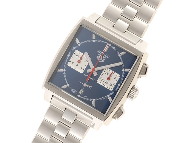 TAG HEUER　タグ・ホイヤー　モナコ　クロノグラフ　CBL2111.BA0644　ステンレス　ブルー文字盤　男性用自動巻時計【473】