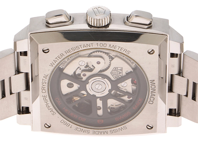 TAG HEUER　タグ・ホイヤー　モナコ　クロノグラフ　CBL2111.BA0644　ステンレス　ブルー文字盤　男性用自動巻時計【473】
