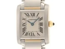 Cartier カルティエ タンクフランセーズSM W51007Q4 18YG/SS シルバー  