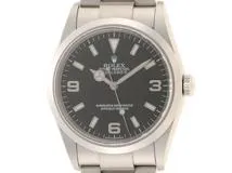 ROLEX ロレックス ギャラ有 Y番 エクスプローラーⅠ 114270 ステンレス SS ブラック メンズ  自動巻き【432】2148103716003 の購入なら「質」の大黒屋（公式）