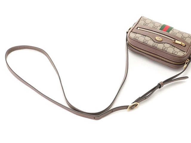 GUCCI グッチ オフィディア GGスプリーム ショルダーバッグ ミニバッグ ベージュ 517350 2148103717024 【205】
