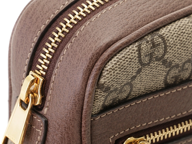GUCCI グッチ オフィディア GGスプリーム ショルダーバッグ ミニバッグ ベージュ 517350 2148103717024 【205】