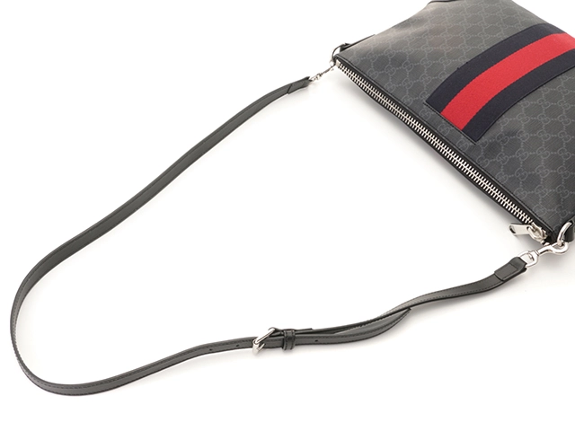 GUCCI　グッチ　GGスプリーム　ショルダーバッグ　ウェブストライプ　474139　2148103717055　【205】