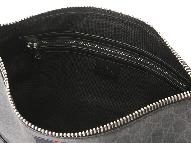 GUCCI　グッチ　GGスプリーム　ショルダーバッグ　ウェブストライプ　474139　2148103717055　【205】