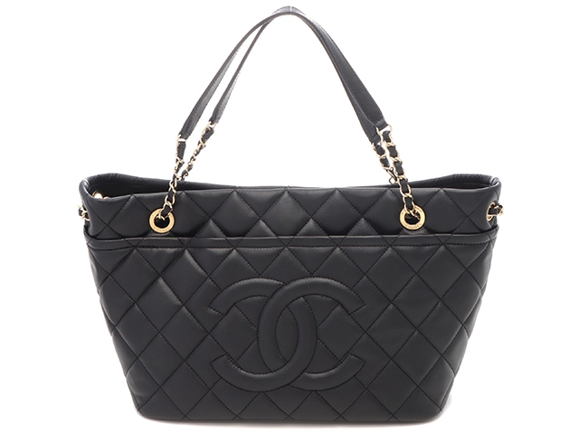 CHANEL シャネル マトラッセチェーンショルダーバッグ ブラック/GP キャビアスキン レディース 【436】 2148103718281  の購入なら「質」の大黒屋（公式）