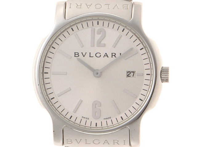 から厳選した BVLGARI SS メンズ クオーツ ST35S ソロテンポ ブルガリ ソロテンポ