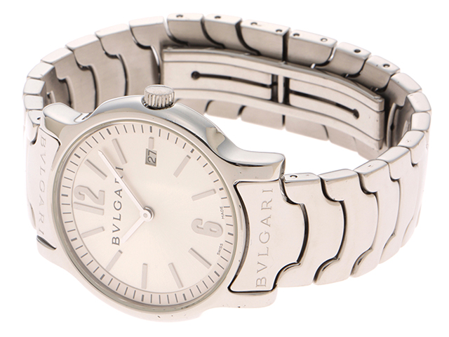 BVLGARI ブルガリ ソロテンポ ST35S クオーツ メンズ SS