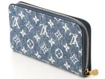 LOUIS VUITTON ルイヴィトン ジッピー・ウォレット モノグラム・デニム 