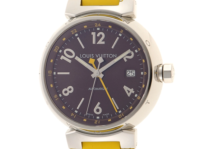 ヴィトン タンブールGMT Q1131 メンズ　自動巻き ∞