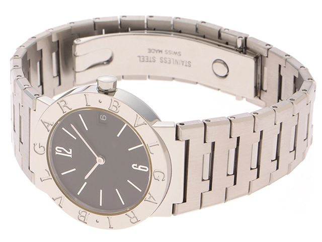 BVLGARI ブルガリ・ブルガリ BB30SSD ステンレス 男性用クオーツ時計【473】