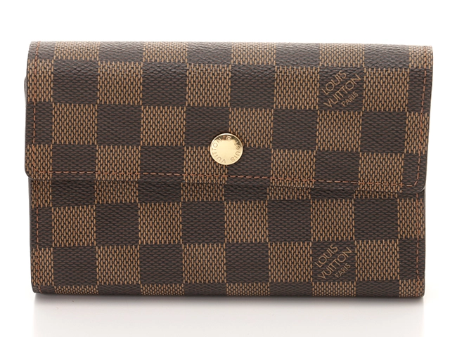 LOUIS VUITTON ルイヴィトン 三つ折り財布 ポルトフォイユ・アレクサンドラ ダミエ N63067 2148103719530【437】  の購入なら「質」の大黒屋（公式）