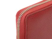 GUCCI グッチ バンブータッセル ラウンド長財布 レッド レザー 307984 2148103719813 【432】