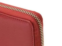 GUCCI グッチ バンブータッセル ラウンド長財布 レッド レザー 307984 2148103719813 【432】