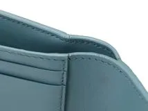 Dior　ディオール　30モンテーニュ　ロータス　ウォレット　ライトブルー　レザー　三つ折り財布　S2057OBAE_M81B　2148103719950　【205】