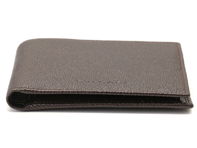 BVLGARI ブルガリ 財布 クラシコ 二つ折財布 20253 ダークブラウン レザー 2148103719998 【437】