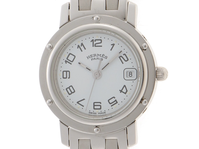 HERMES エルメス クリッパー レディース クォーツ CL4.210