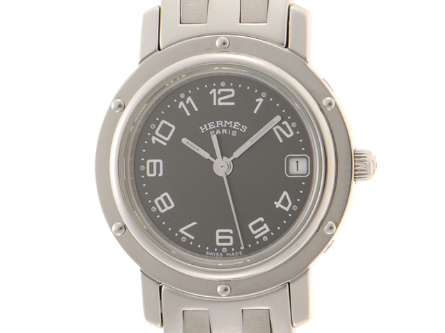 HERMES エルメス 時計 クリッパー CL.4.210 レディース クォーツ  