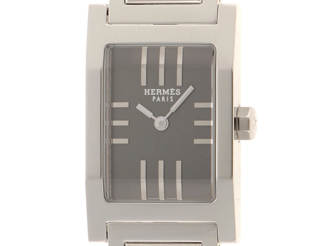 HERMES エルメス 腕時計 タンデム TA1.210 グレー レディース HERMES エルメス 腕時計 タンデム TA1.210 グレー レディース