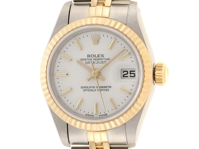 ROLEX ロレックス デイトジャスト 69173 ホワイト バーインデックス