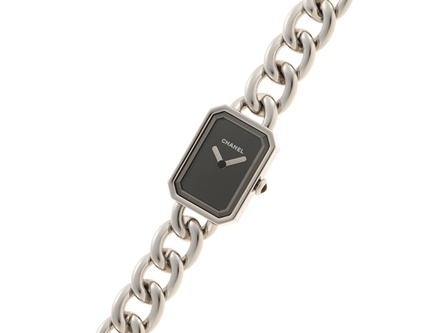 CHANEL シャネル 腕時計 プルミエール H3248 ブラック レディース クオーツ (2148103720413)【200】