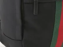 GUCCI　グッチ　シェリーライン　バックパック　ナイロン　ブラック　495558【431】