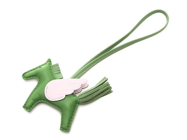 HERMES エルメス 小物 ロデオチャームペガサスPM ヴェールユッカ