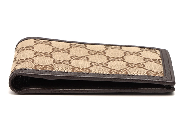 GUCCI グッチ GG二つ折り財布 キャンバス/カーフ 292534 2148103722912 【205】